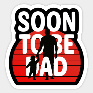 pregnancy announcement soon to be dad 2024 father s day Sticker